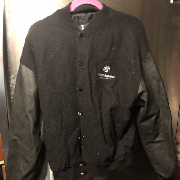 Vintage Silicon Graphics Wool Jacket—416 $50 or $45 w/offer - Picture 2 of 5